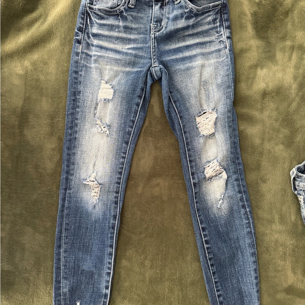BKE Kids Distressed Blue Jeans